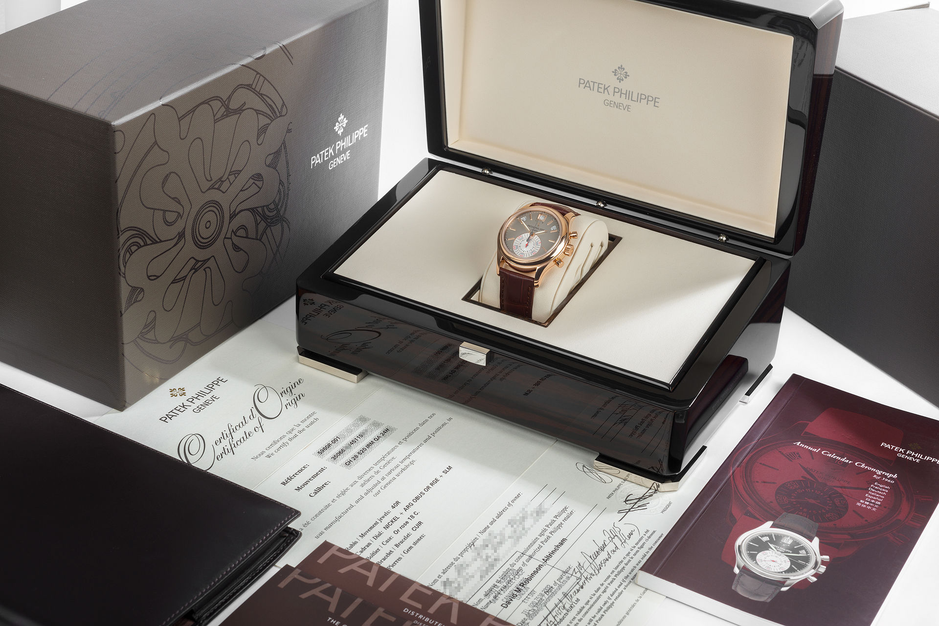ref 5960R-001 | Rose Gold 'UK Supplied' | Patek Philippe Annual Calendar Chronograph