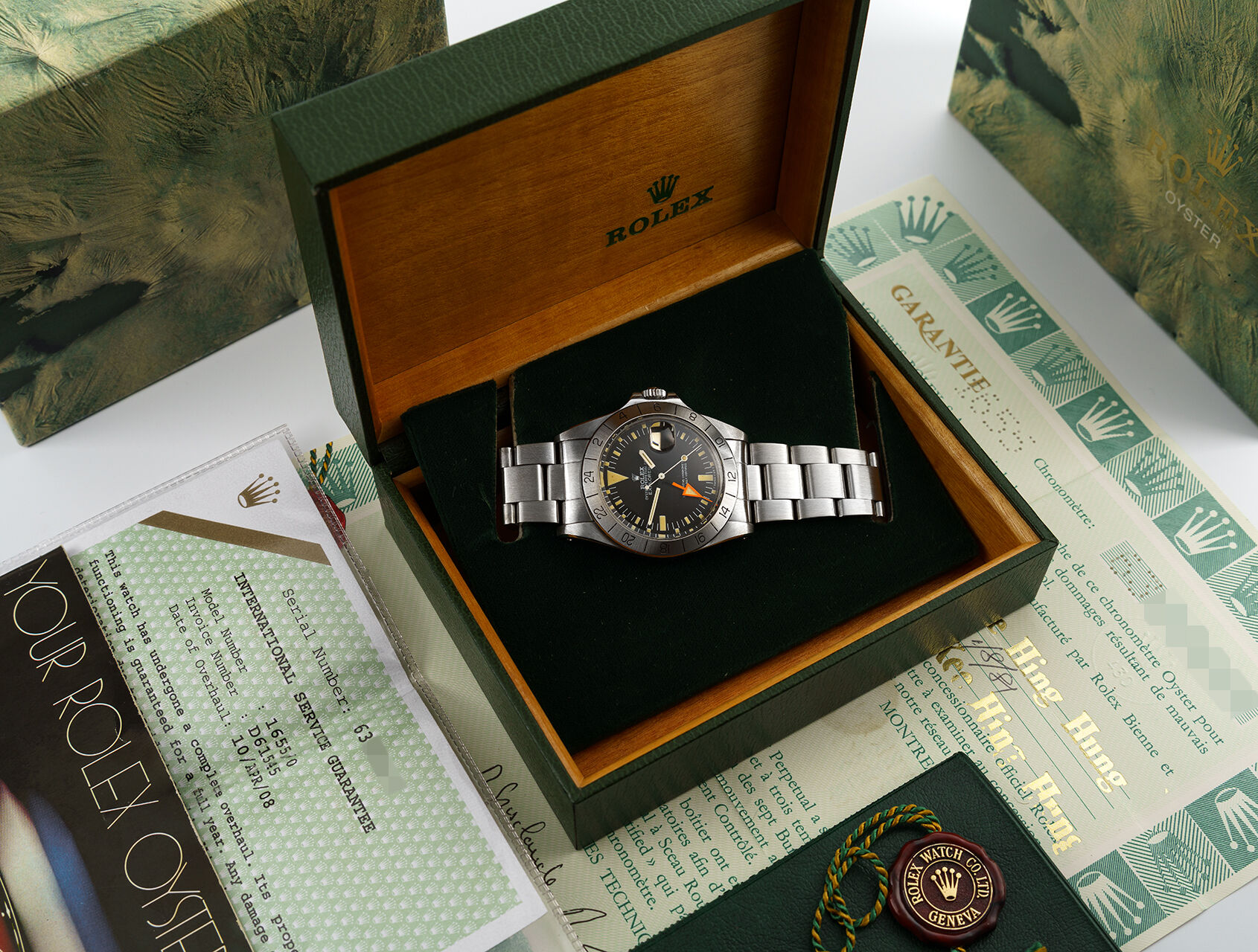 ref 1655 | 'Complete Set' - Orange Hand | Rolex Explorer II