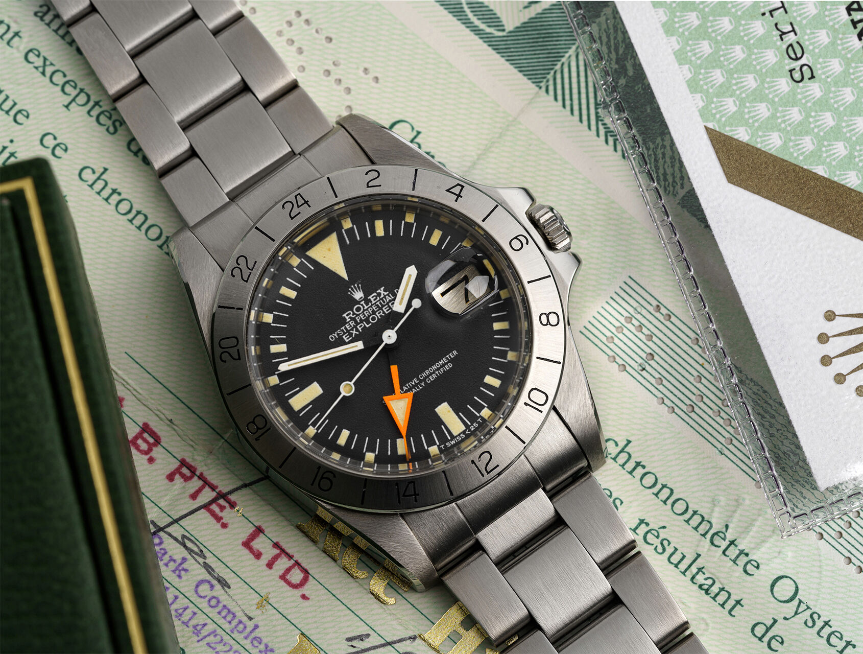 ref 1655 | 'Complete Set' - Orange Hand | Rolex Explorer II