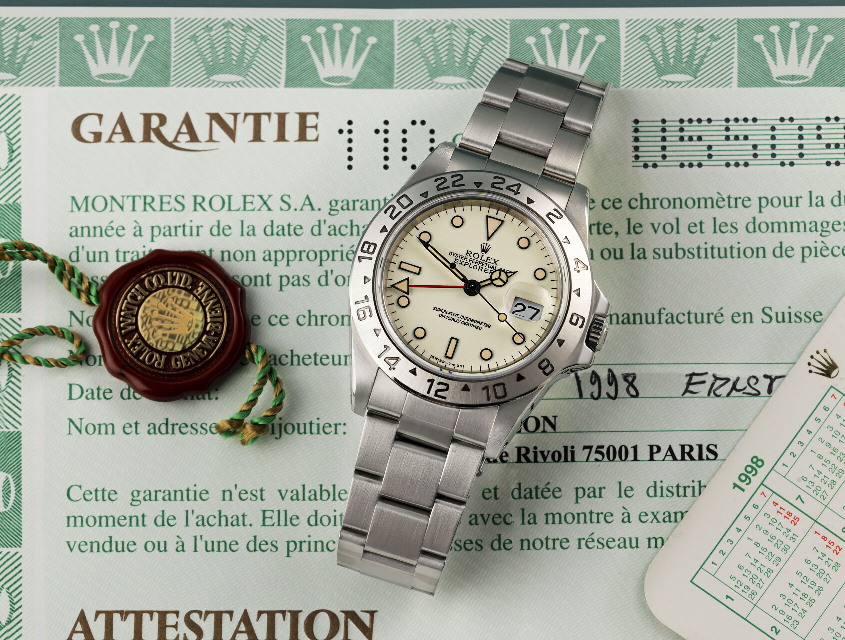 ref 16570 | 16570 - Complete Set | Rolex Explorer II