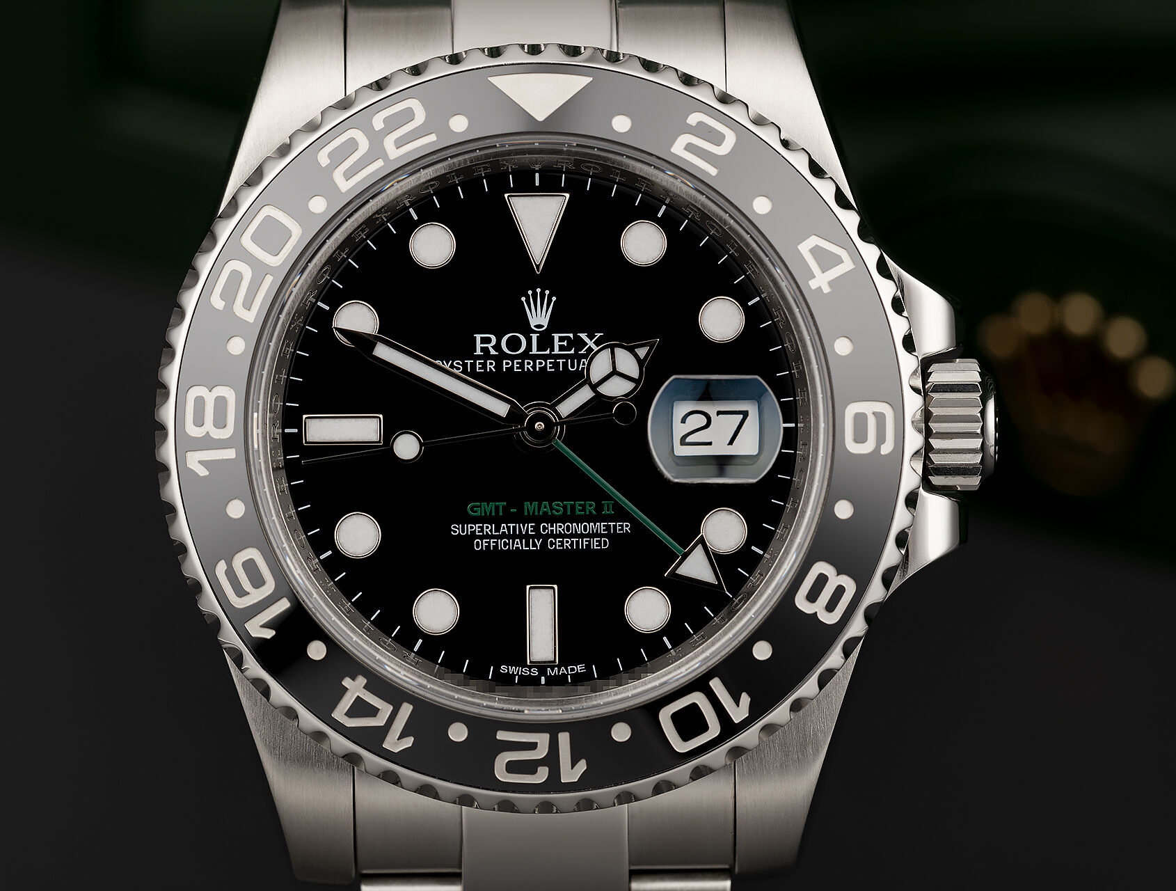 ref 116710LN | 116710LN - Box & Certificate | Rolex GMT-Master II