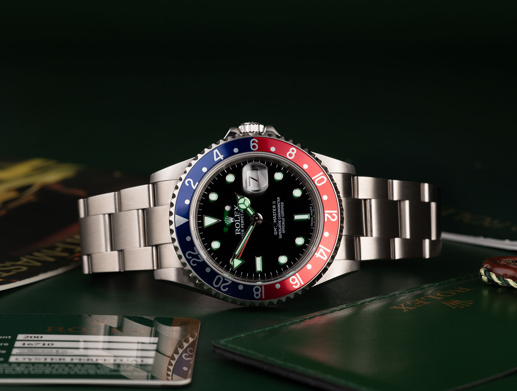 ref 16710 | Pepsi 'Stick Dial' | Rolex GMT-Master II