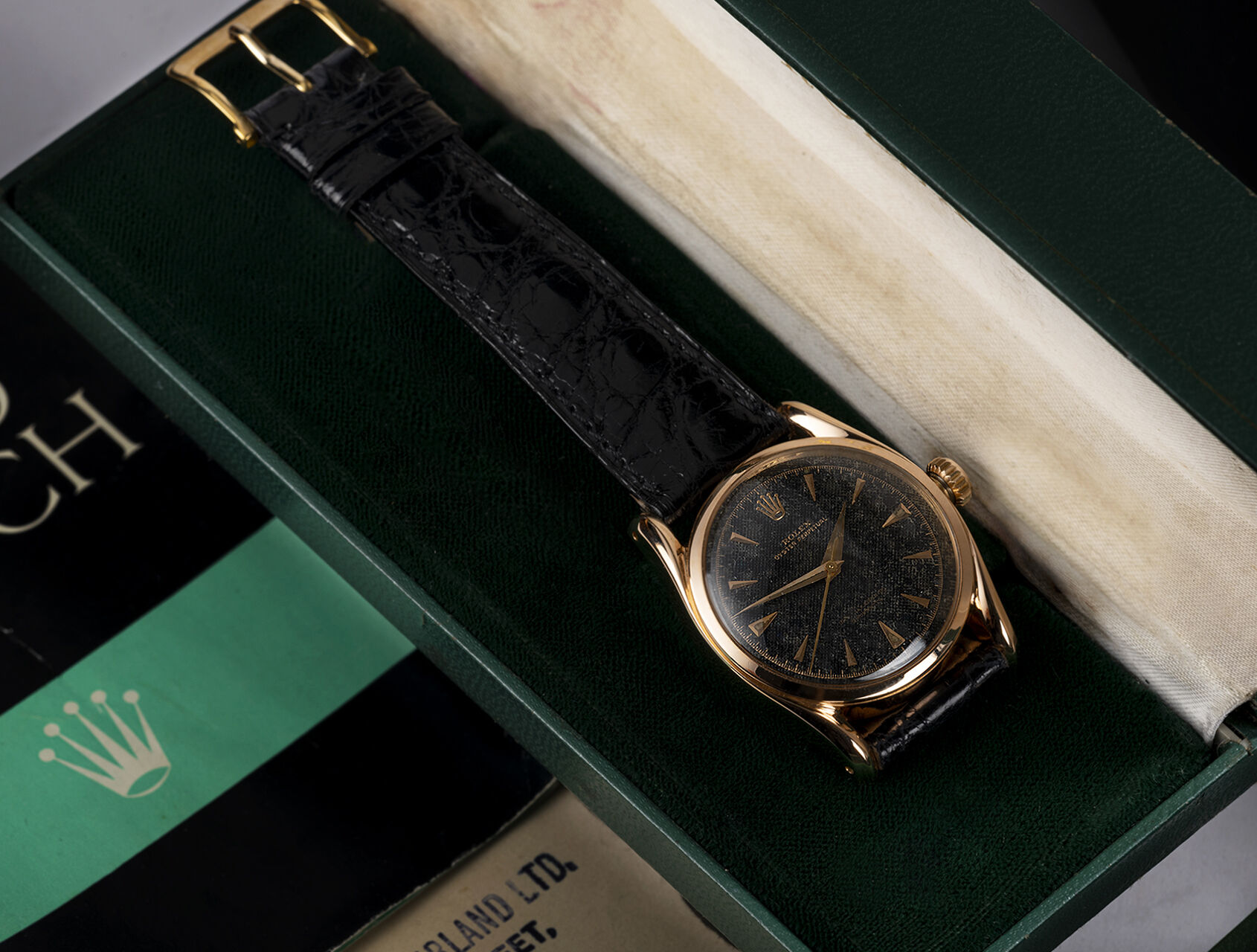 ref 6090 | 6090 - 18ct Rose Gold &nbsp;| Rolex Oyster Perpetual