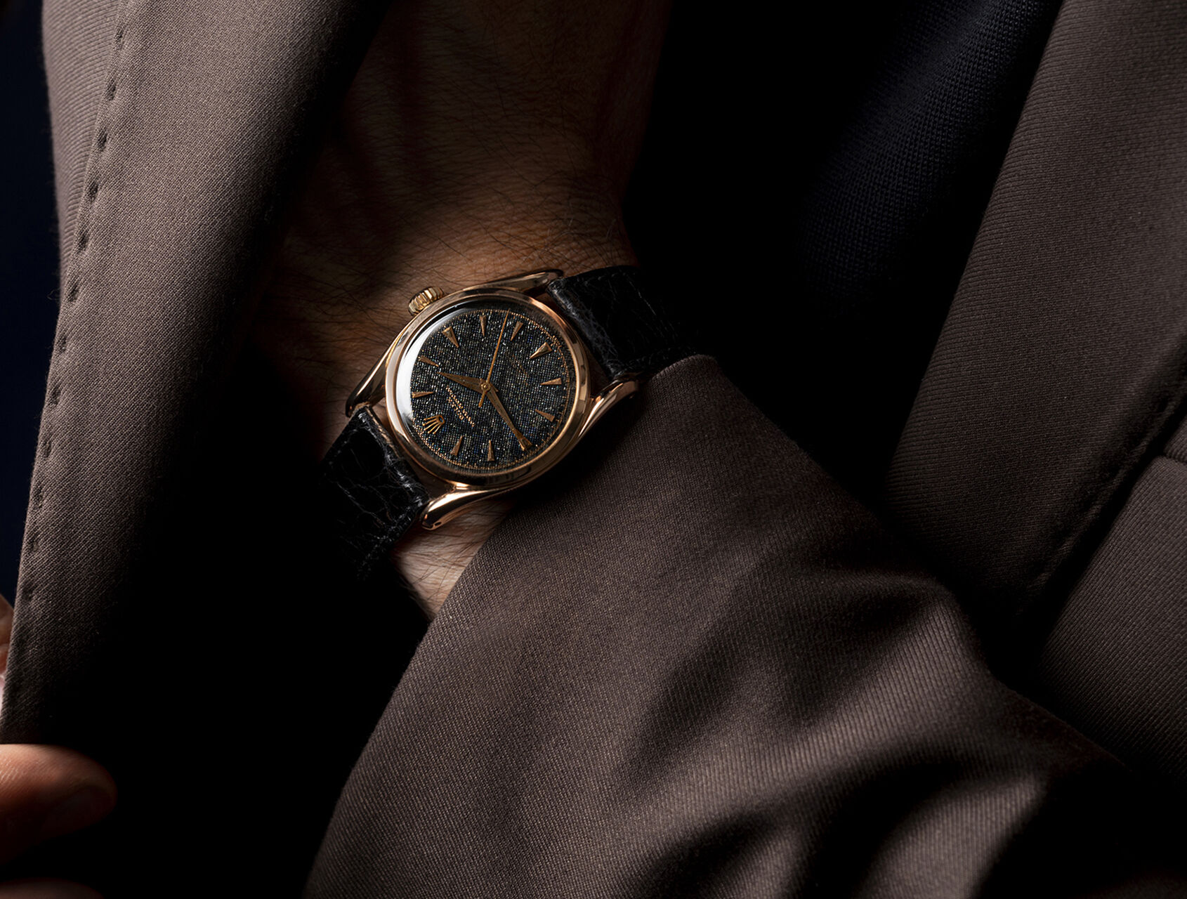 ref 6090 | 6090 - 18ct Rose Gold &nbsp;| Rolex Oyster Perpetual