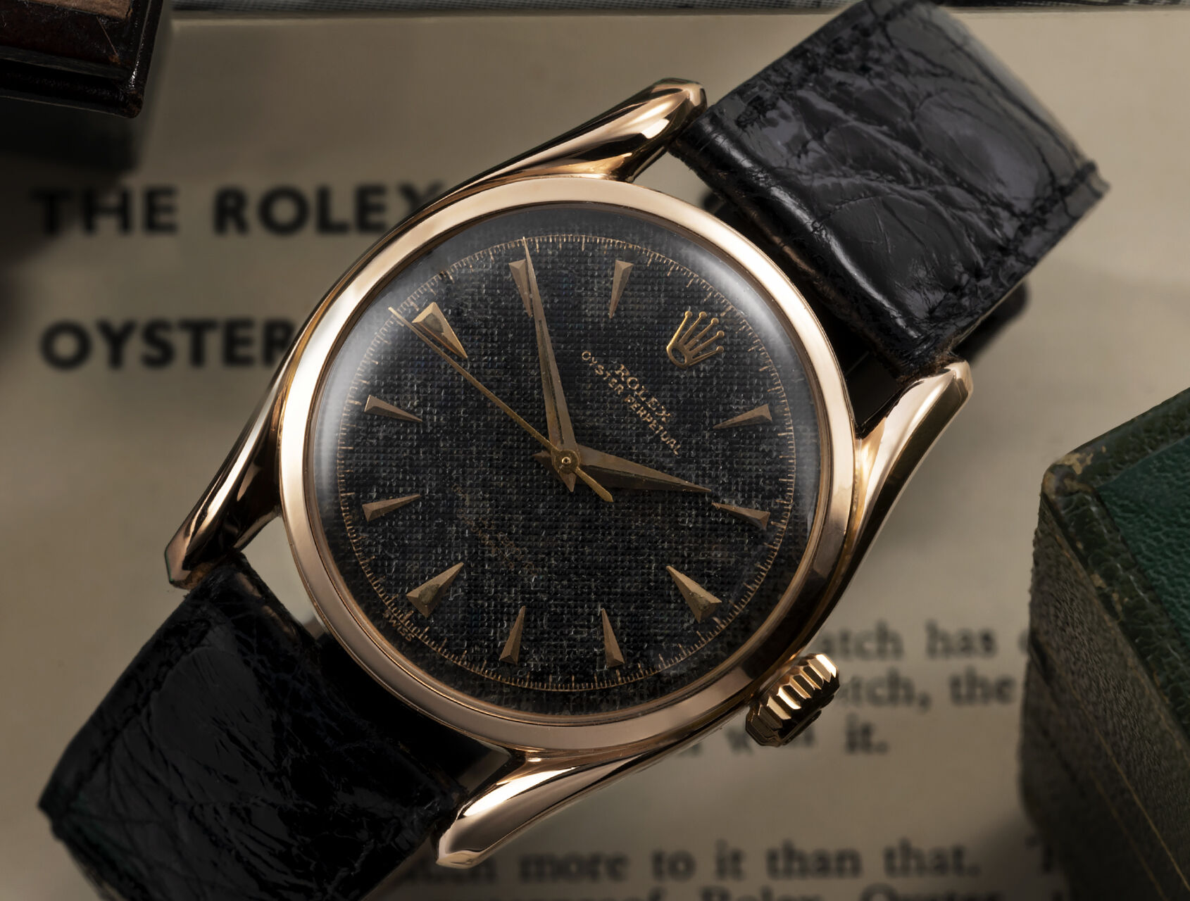ref 6090 | 6090 - 18ct Rose Gold &nbsp;| Rolex Oyster Perpetual