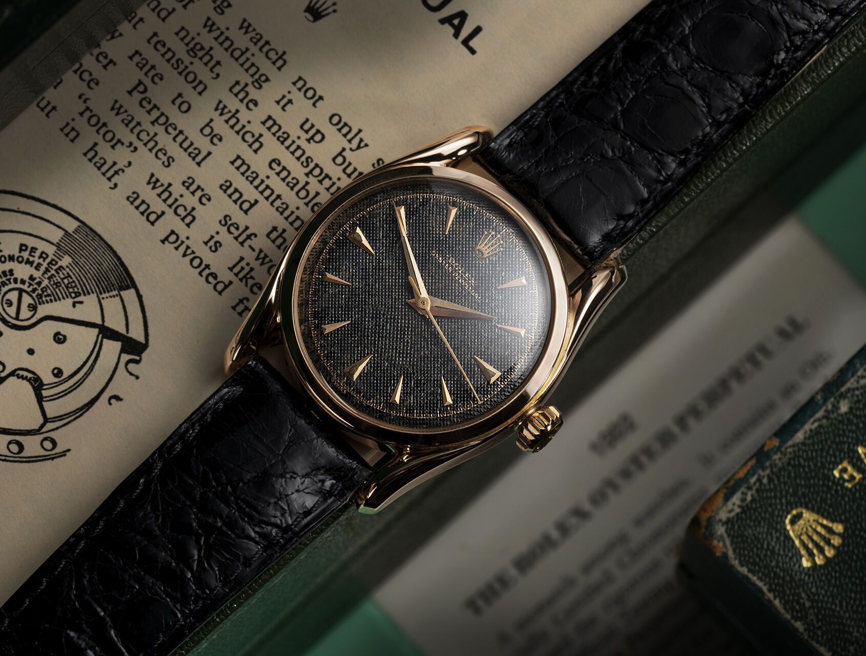 ref 6090 | 6090 - 18ct Rose Gold &nbsp;| Rolex Oyster Perpetual