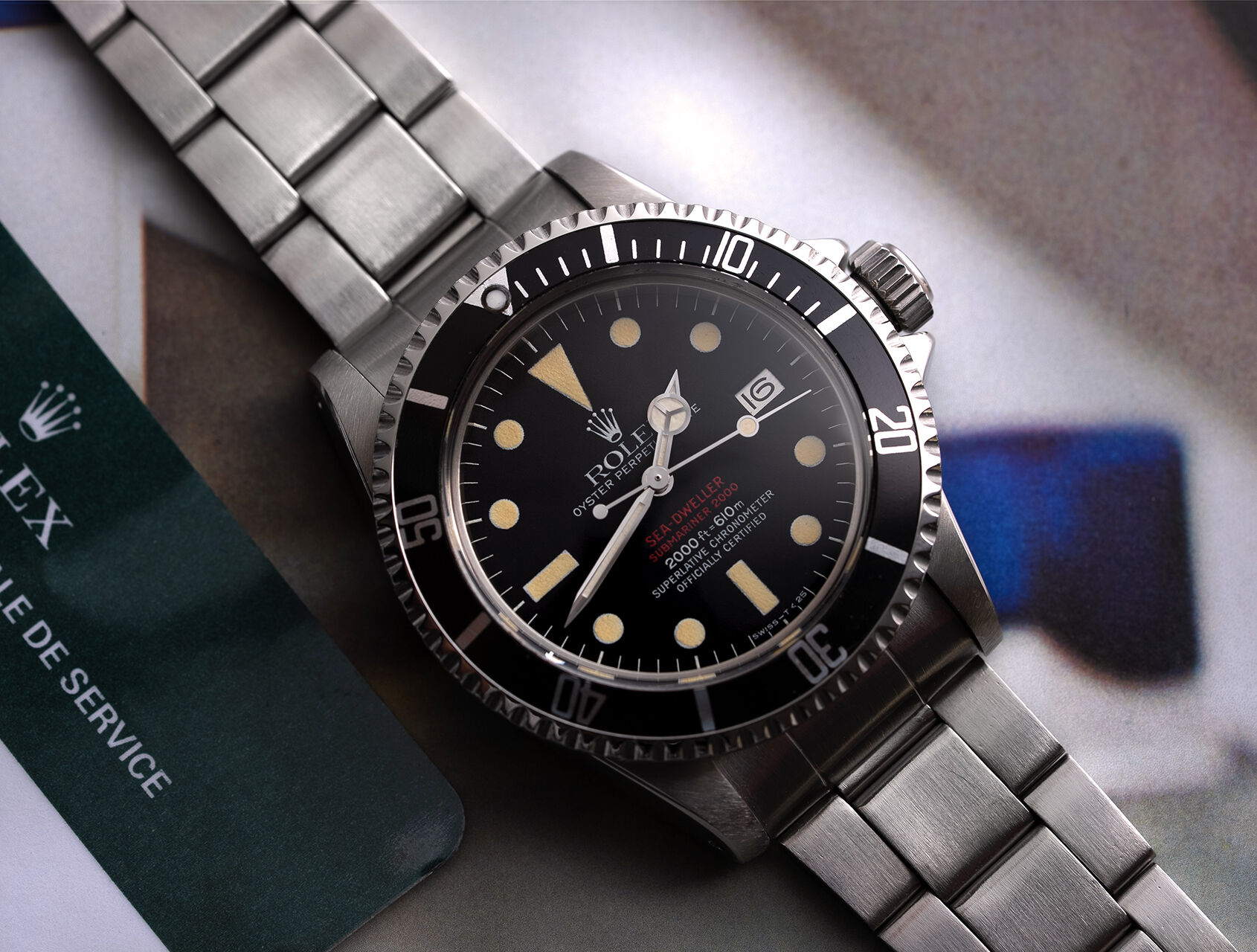 ref 1665 | 1665 - Double Red | Rolex Sea-Dweller
