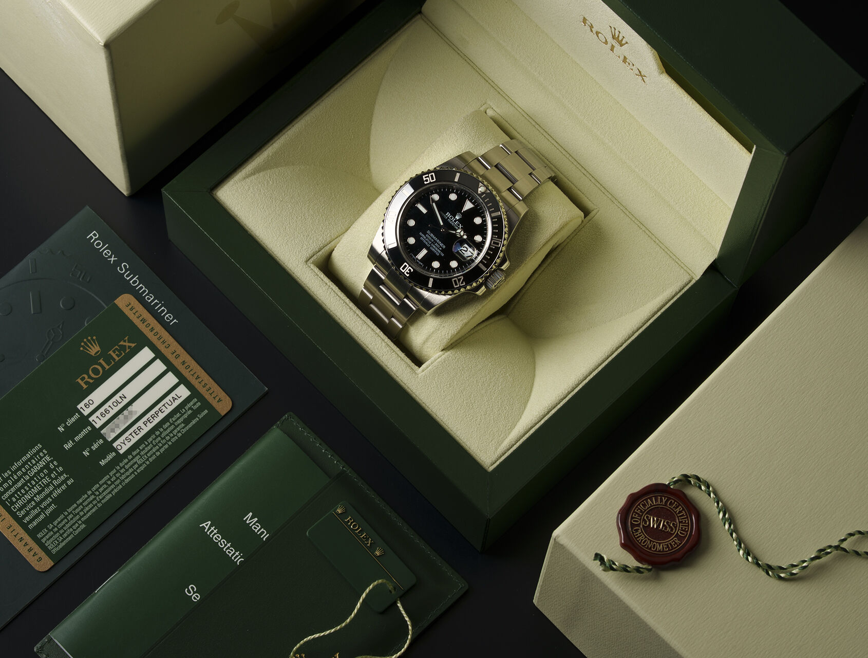 ref 116610LN | 116610LN - Box & Certificate | Rolex Submariner Date