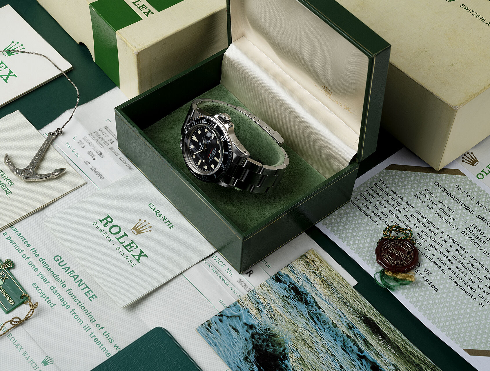 ref 1680 | 1680 - Red Writing | Rolex Submariner Date