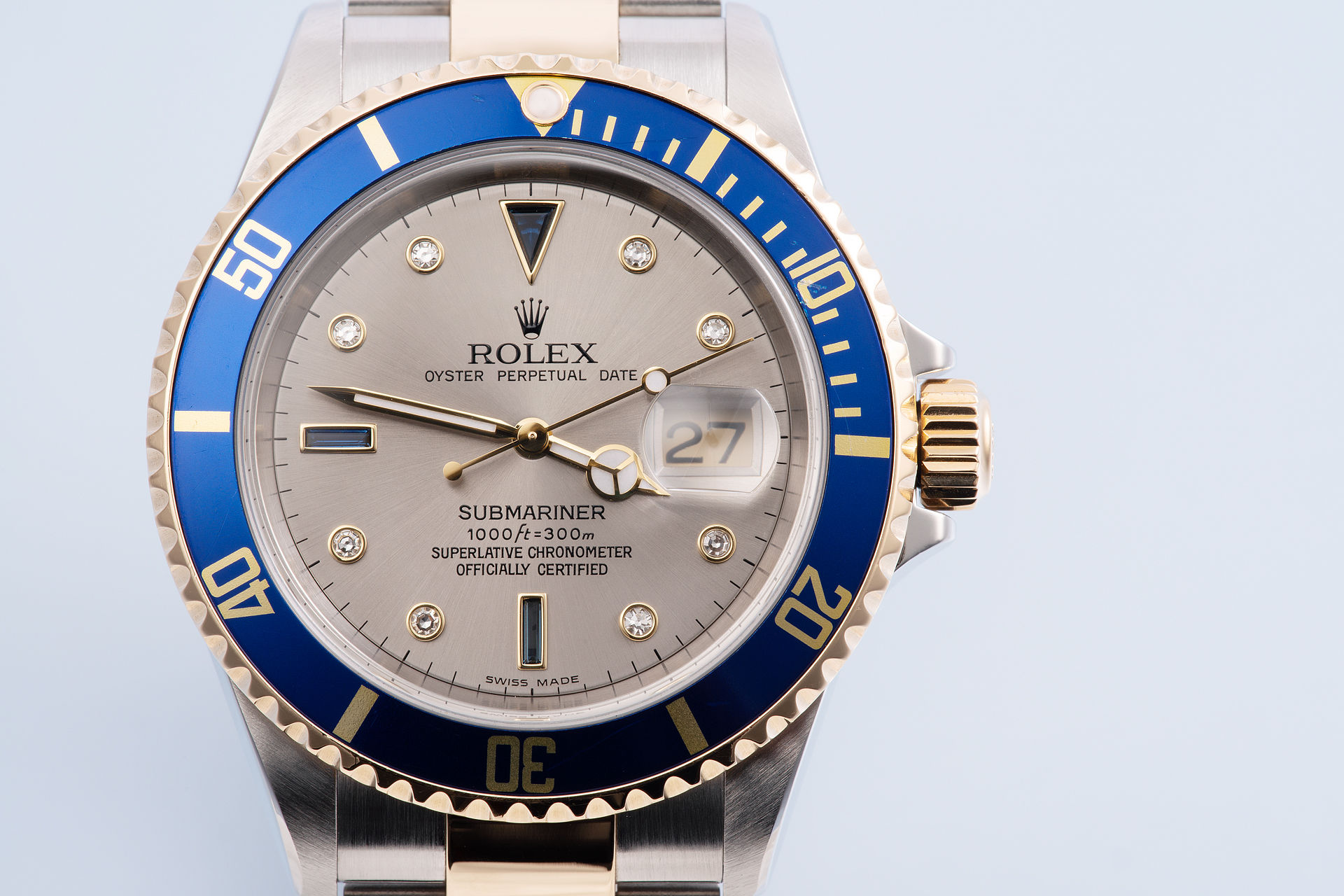 ref 16613 | 'Box & Papers' Gold & Steel | Rolex Submariner Date