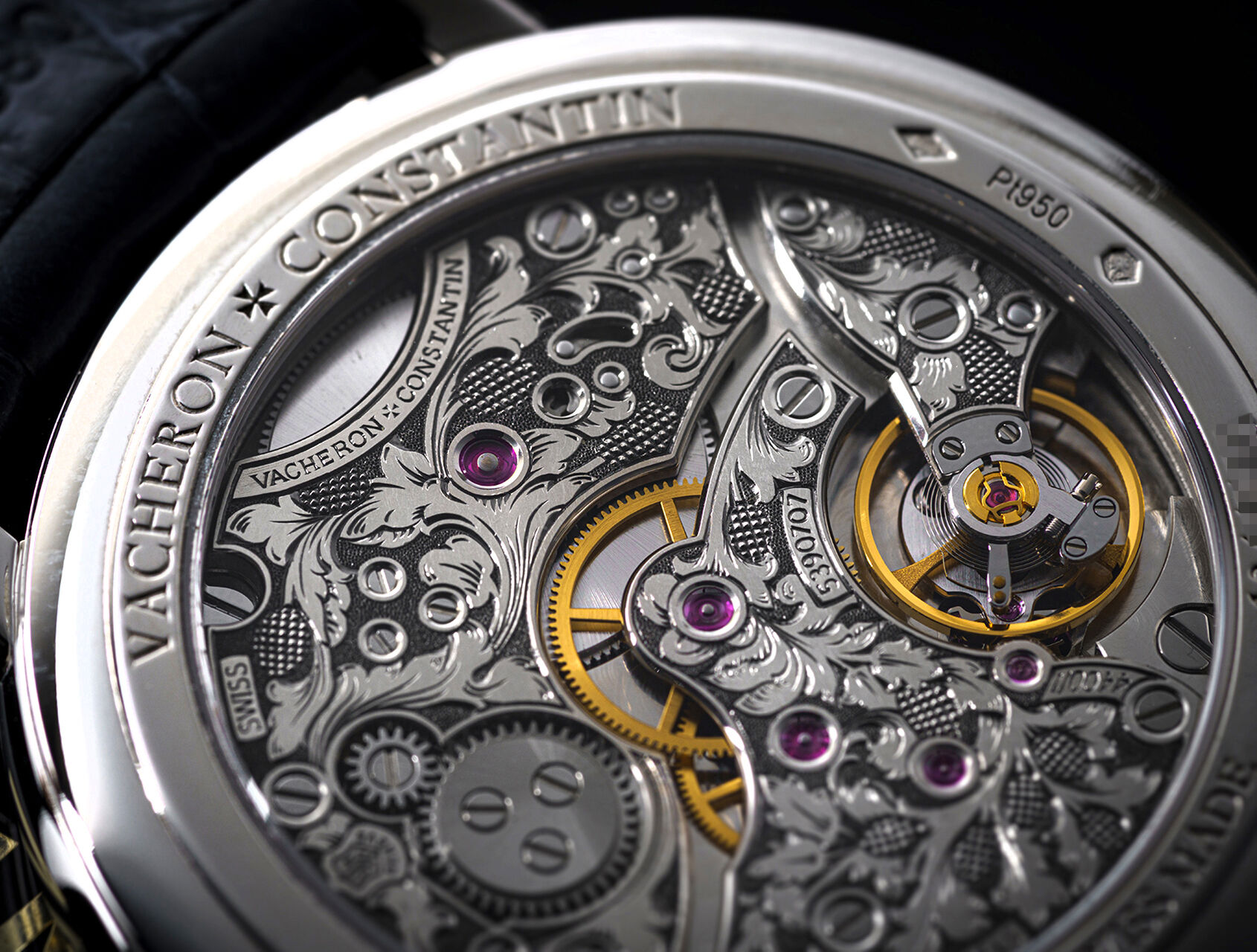 ref 1100A/000P-B026 | Platinum - Engraved | Vacheron Constantin Metiers D'Art Mecaniques Gravees