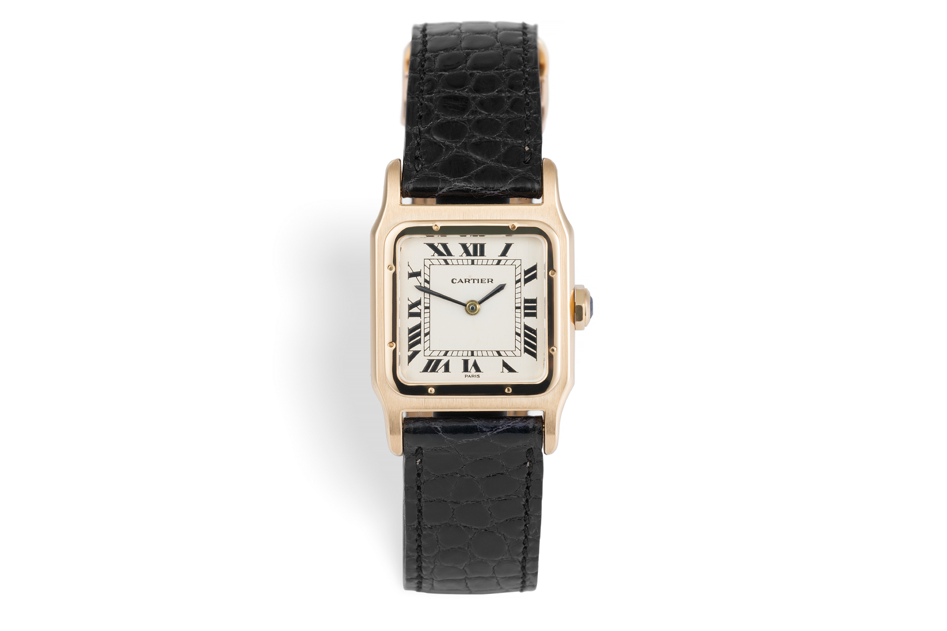Cartier Santos Dumont Watches 18ct Yellow Gold Vintage Model The Watch Club