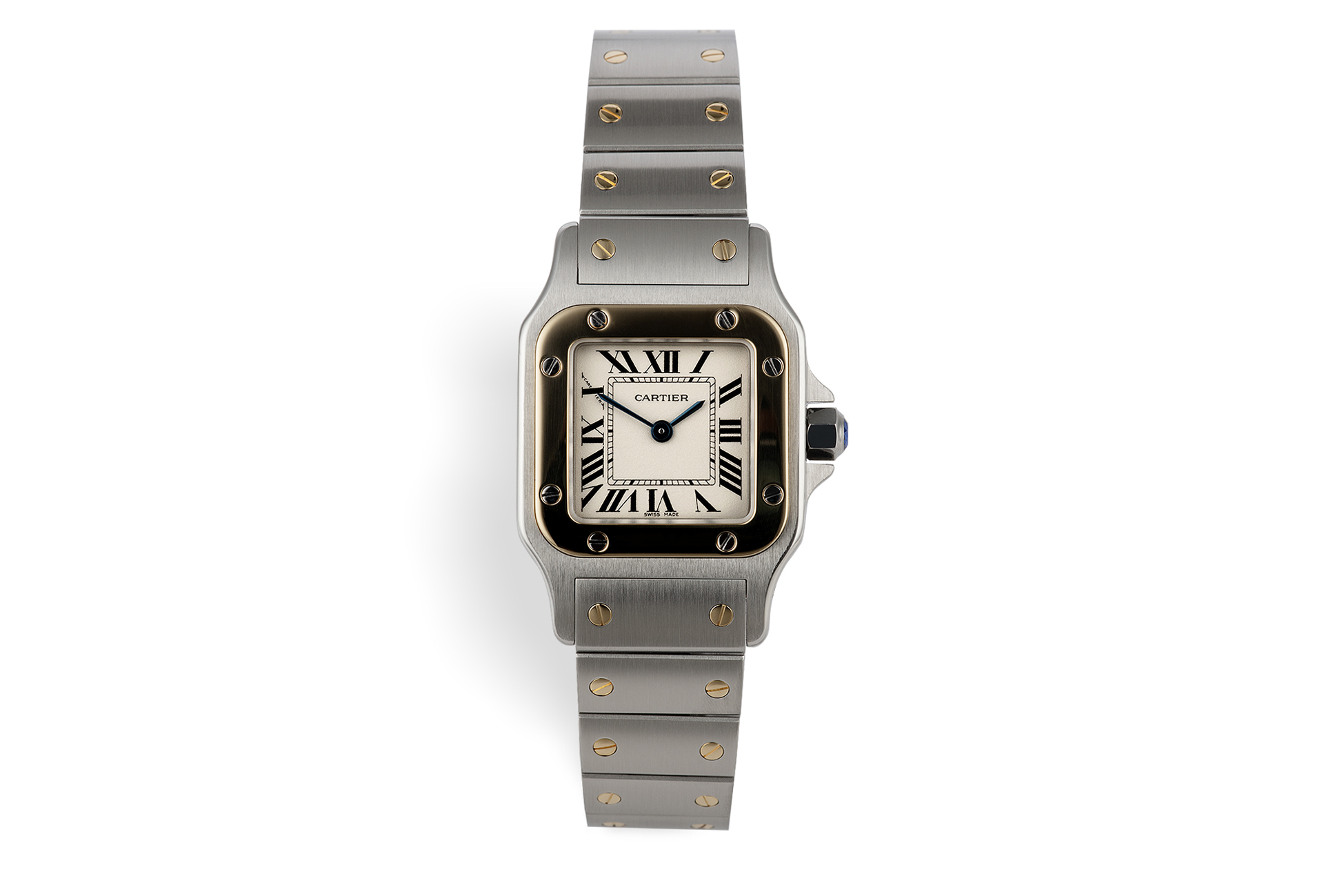 Cartier Santos Galbee Watches | ref 1567 | 18ct Gold \u0026 Steel | The Watch  Club
