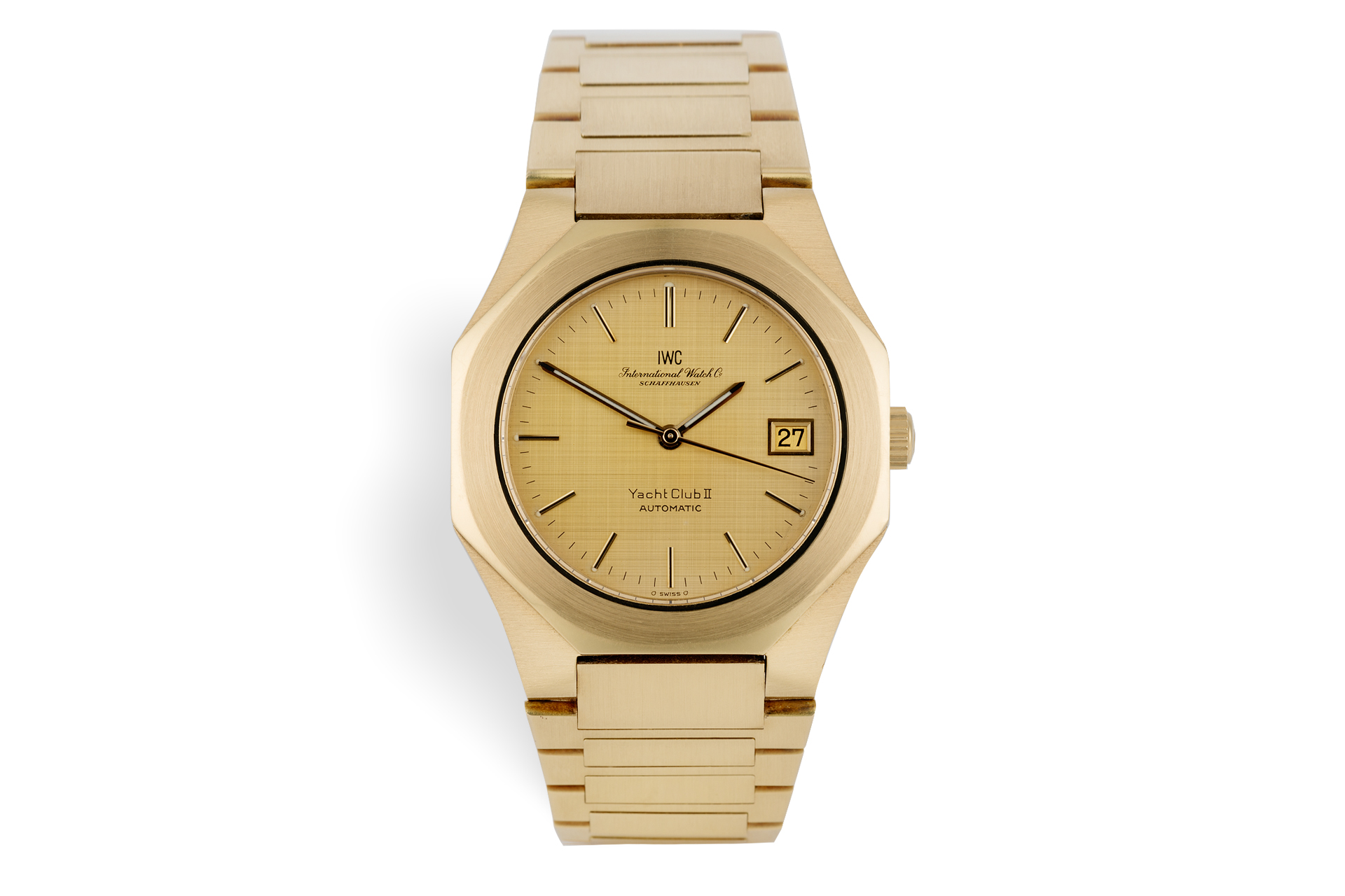 Iwc Yacht Club Ii Watches Ref 9129 18ct Yellow Gold Automatic The Watch Club