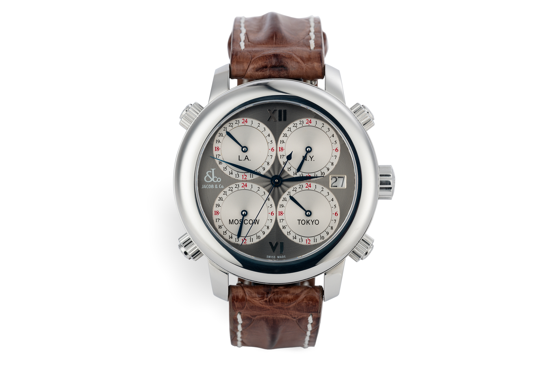 jacob 5 time zone watches