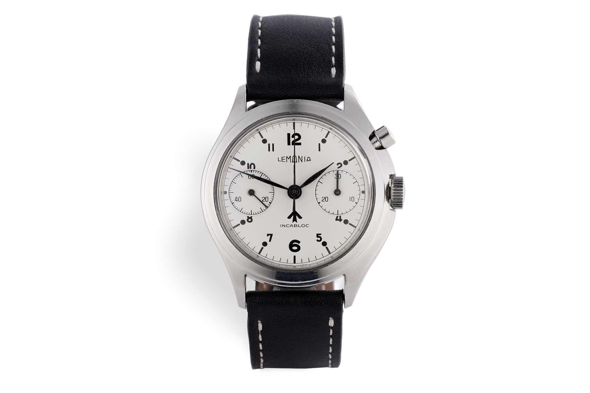 lemania single pusher chronograph