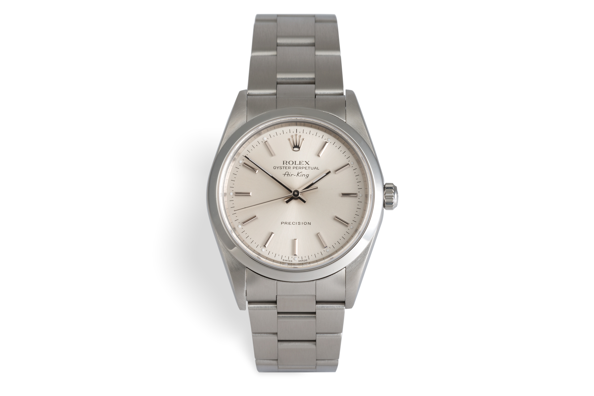 Rolex Air-King Watches | ref 14000 | 34mm Sapphire glass model | The Watch  Club