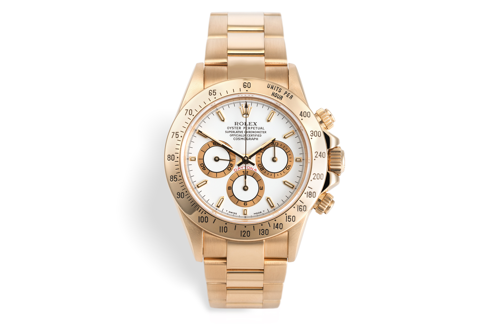 rolex daytona zenith gold