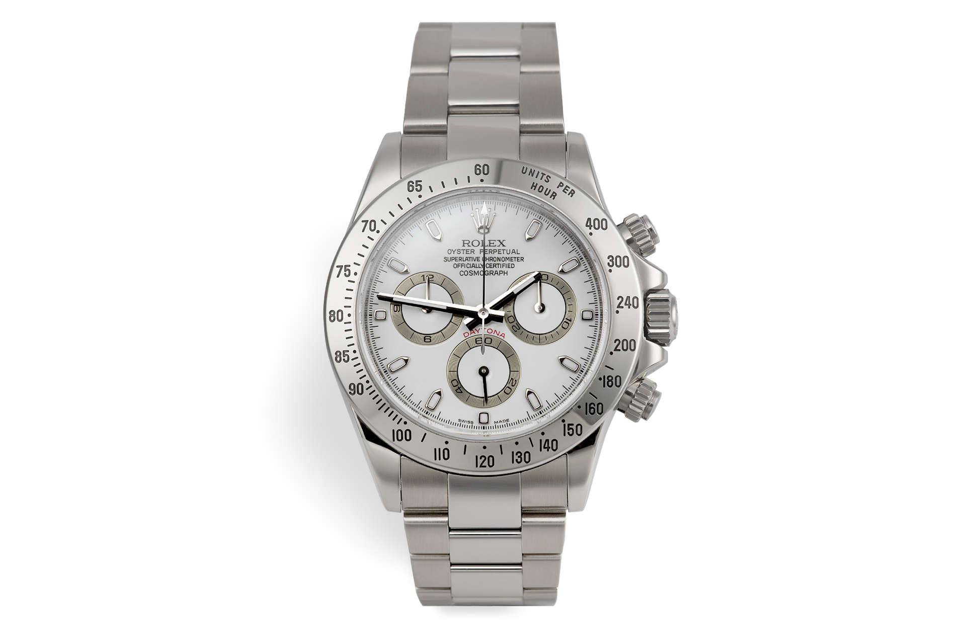 rolex daytona silver white dial
