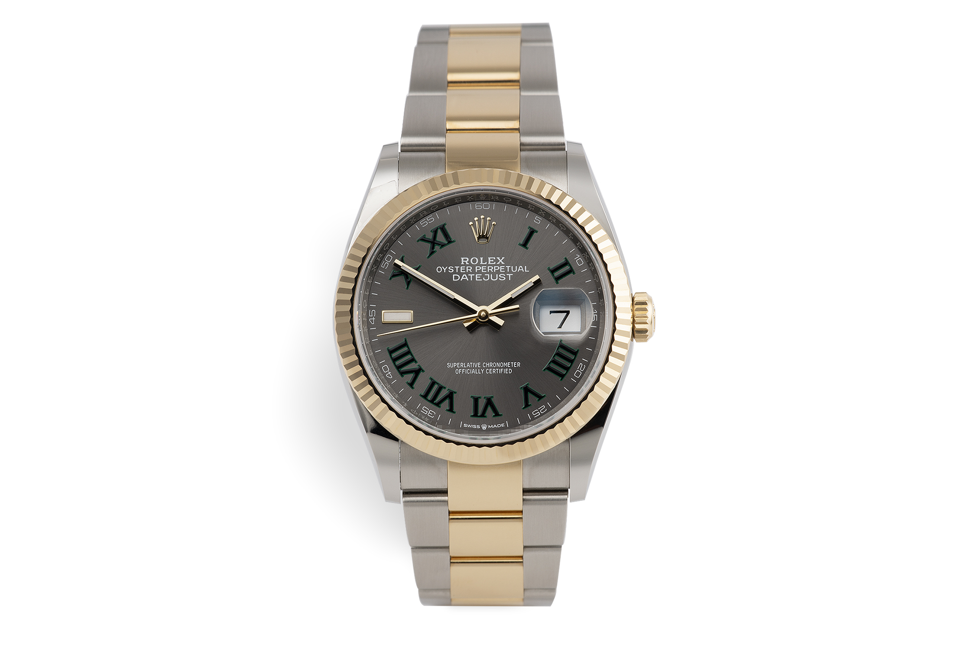 datejust 36 gold and steel
