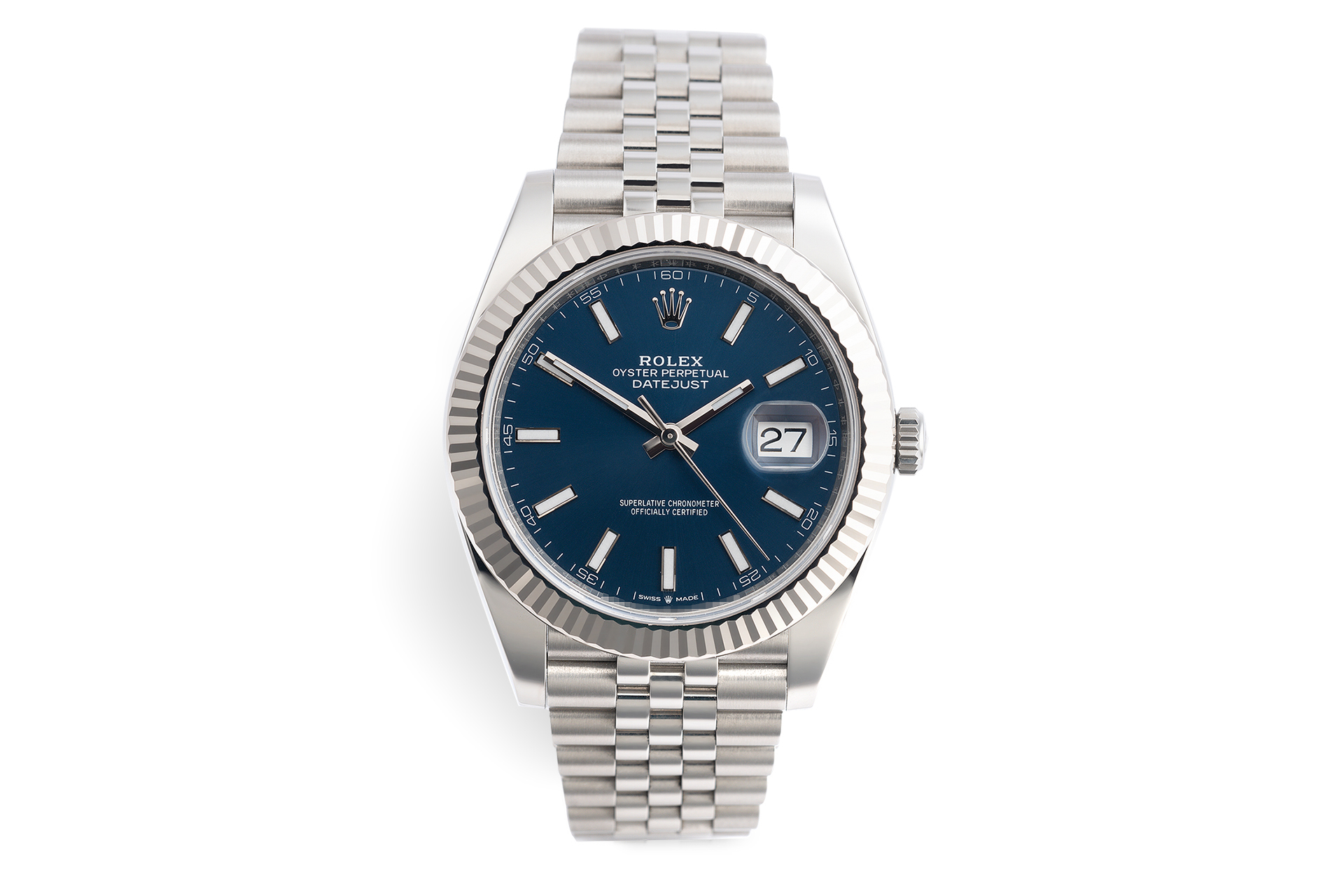 rolex datejust dark blue