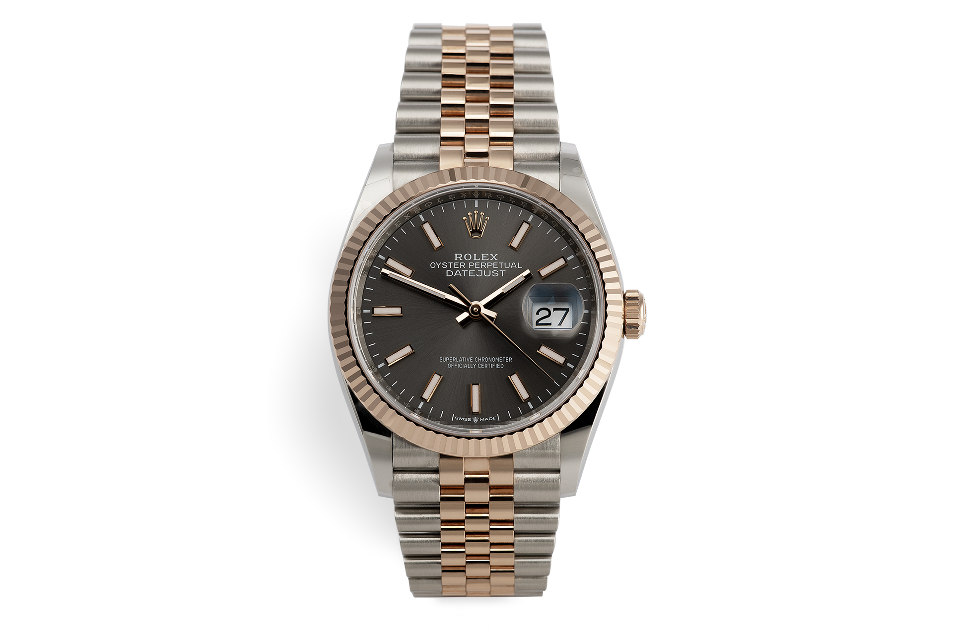 rolex rose gold oyster perpetual datejust