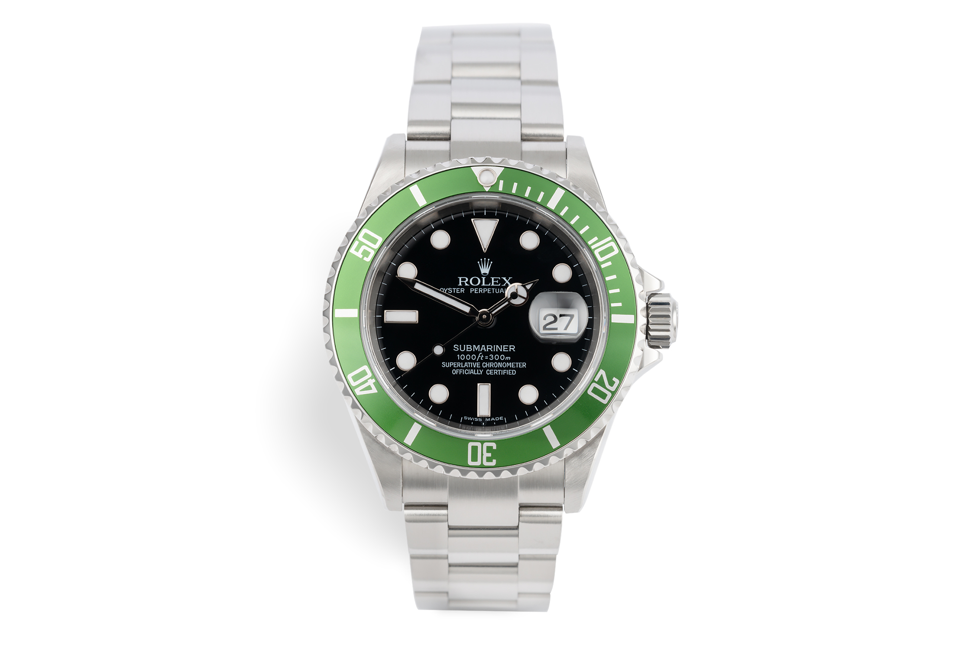 Rolex Submariner Date Watches | ref 16610LV | 'Kermit' Complete Set | The  Watch Club