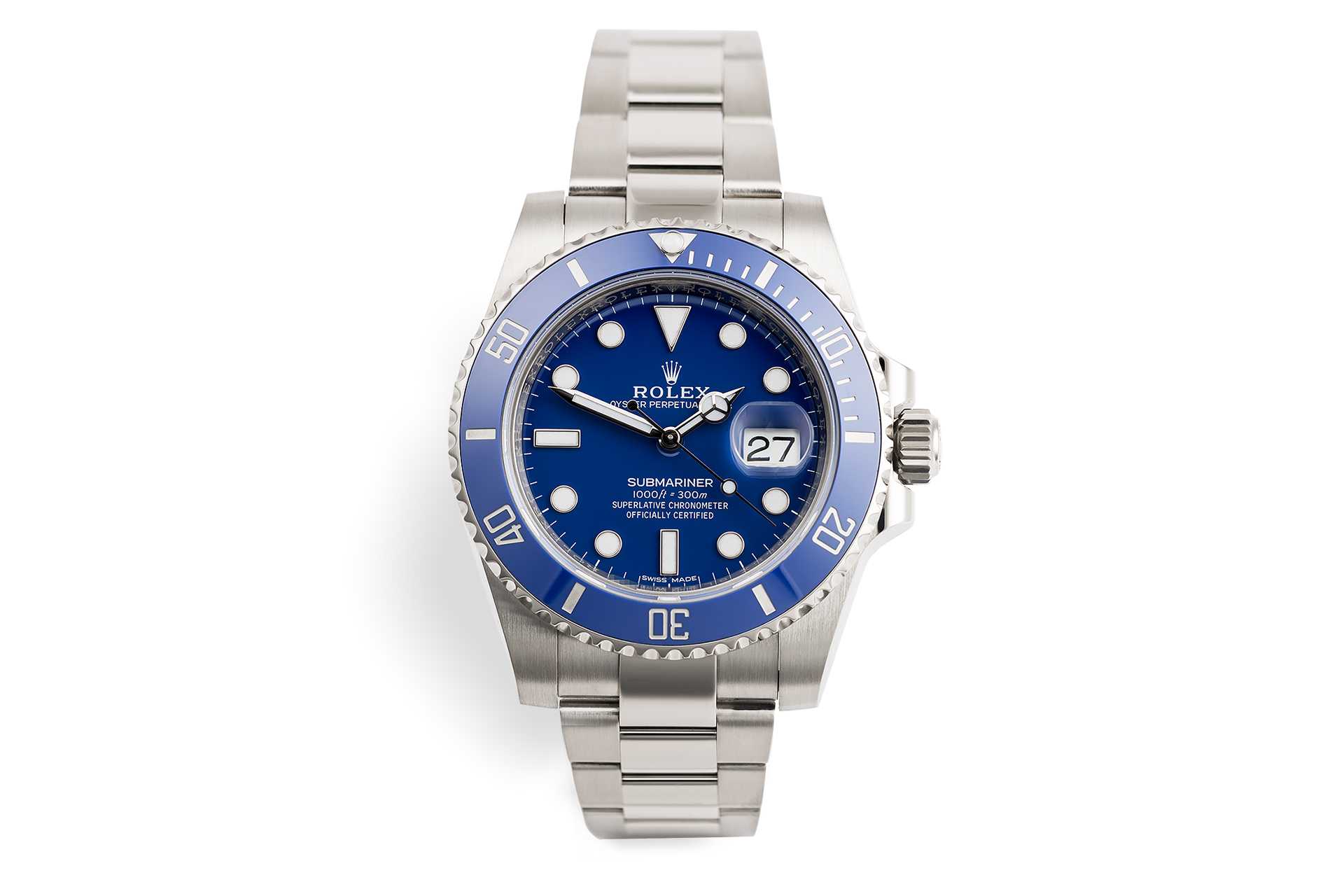 rolex submariner date blue