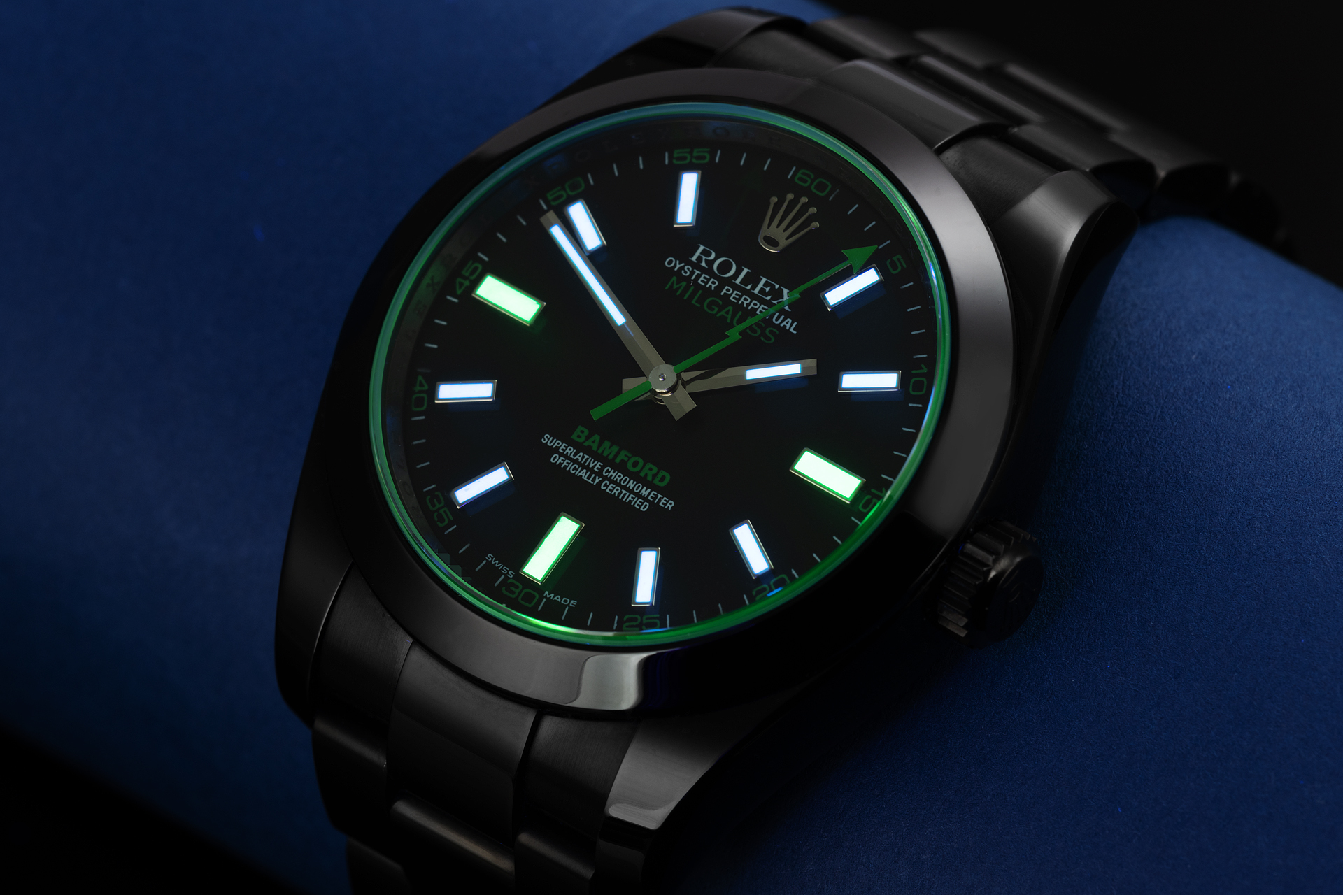 Bamford Milgauss Watches, ref 116400GV, 'Limited Edition' One of 100