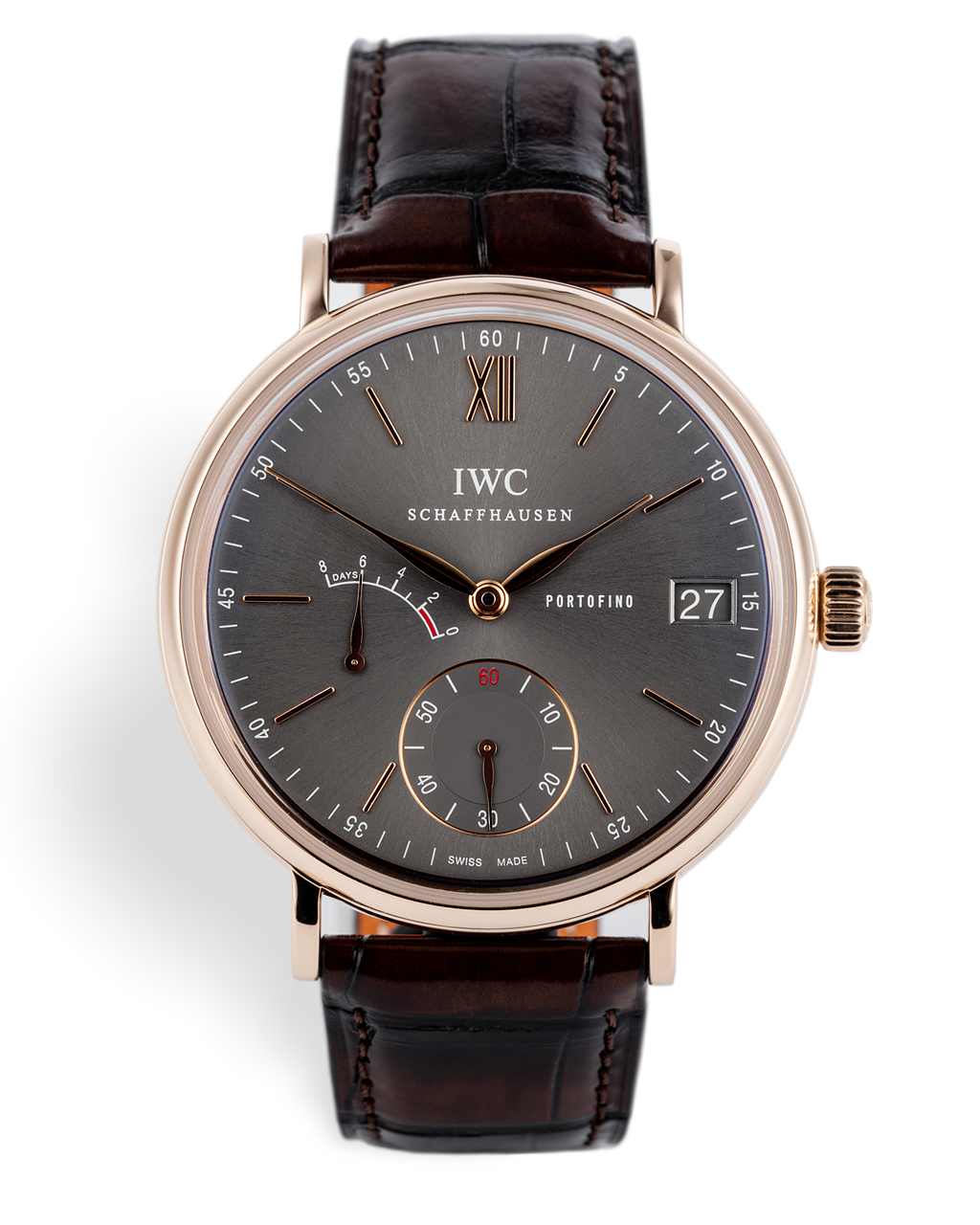 IWC Portofino Watches | ref IW510104 | 'Hand-Wound - 8 Day Power–Reserve' |  The Watch Club
