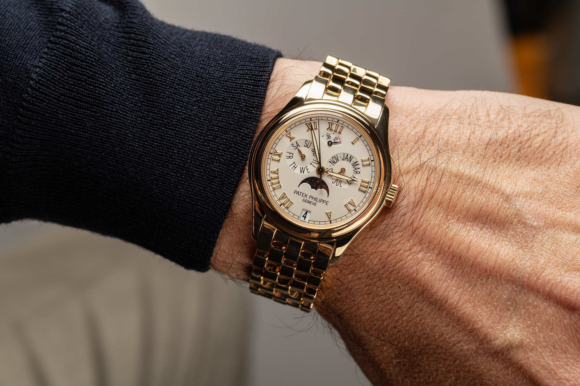 Patek Philippe Annual Calendar Watches ref 5036/1J 18ct Yellow Gold