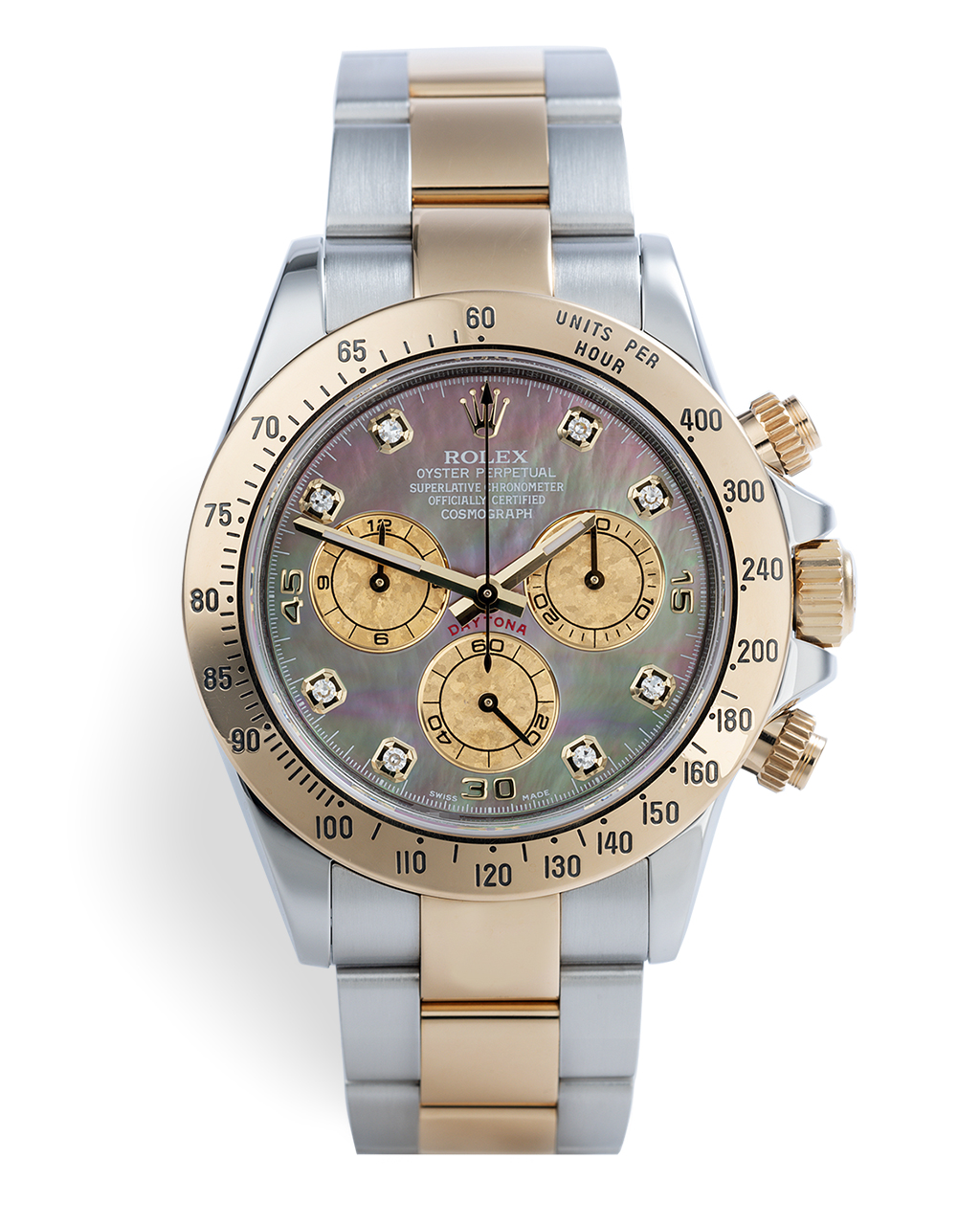 daytona two tone mother of pearl