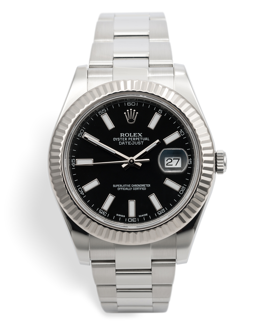 rolex datejust white gold
