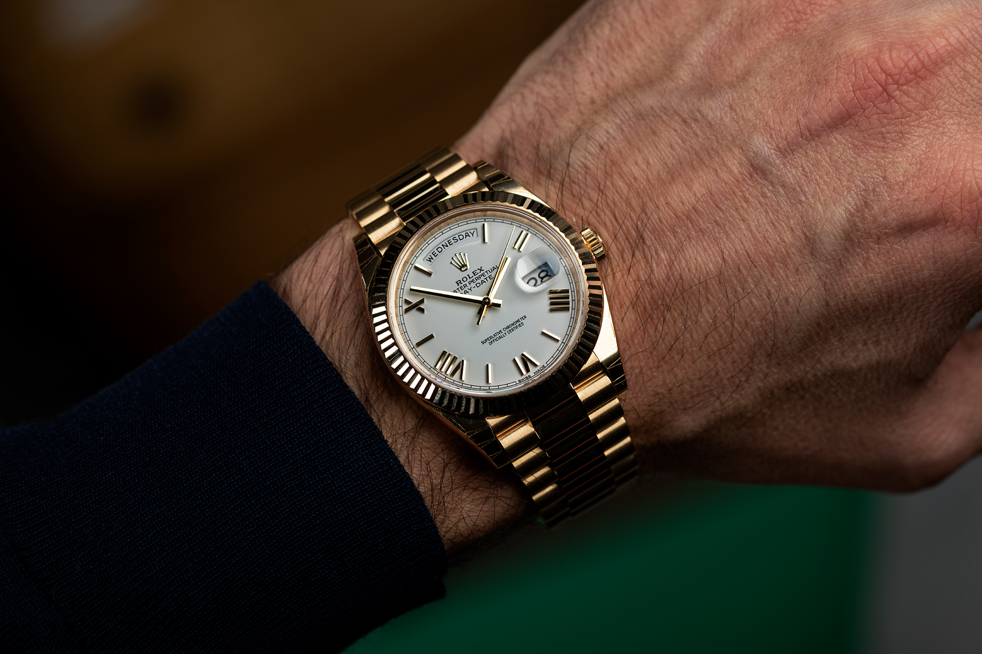 Rolex Day-Date Watches | ref 228238 | 'Fully Stickered' Rolex Warranty ...