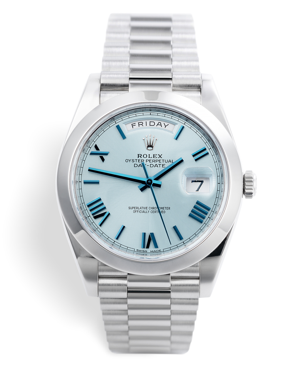 Rolex DayDate Watches ref 228206 Ice Blue 