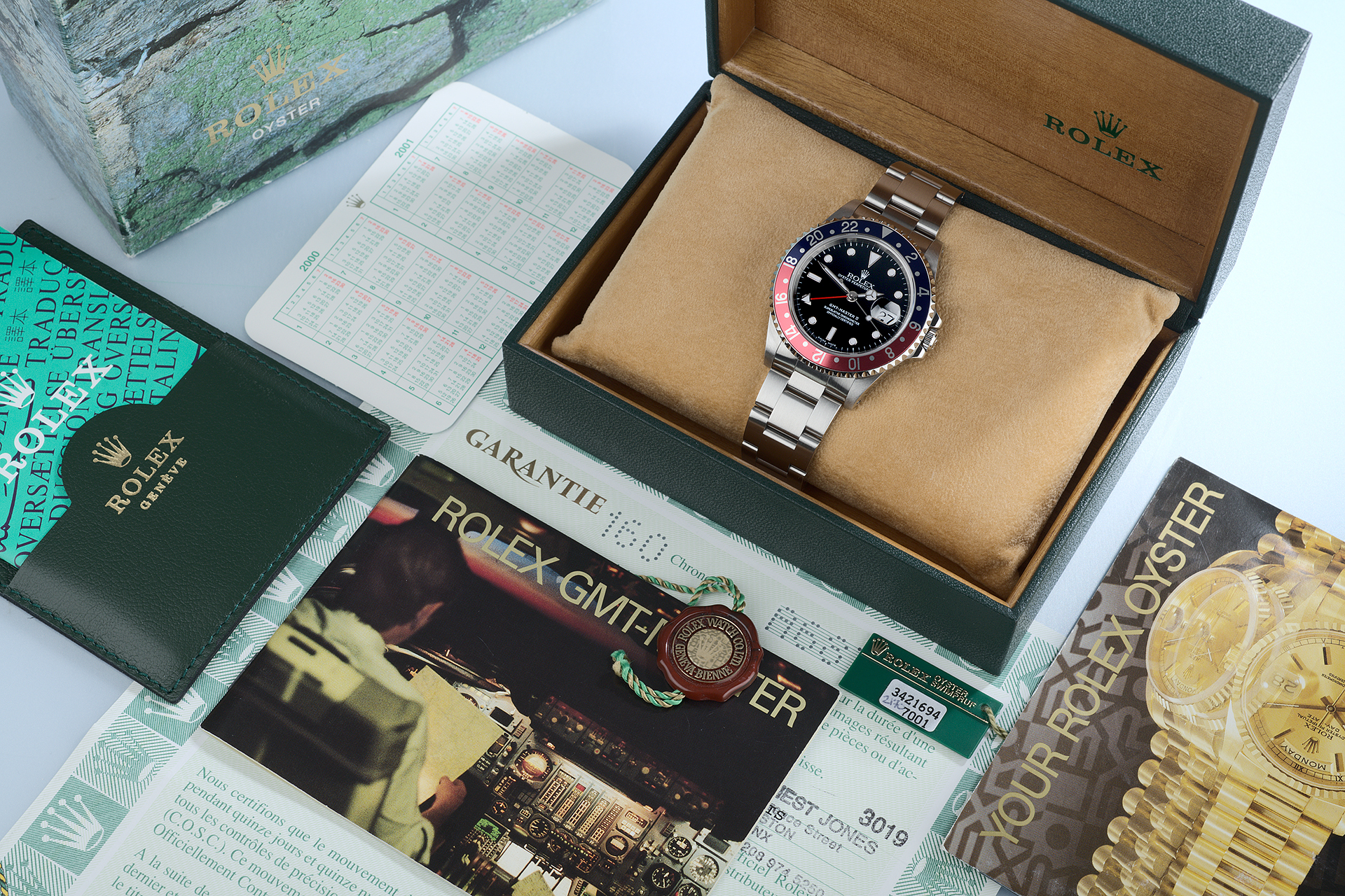 Rolex GMT-Master II 16710, Pepsi, 2001