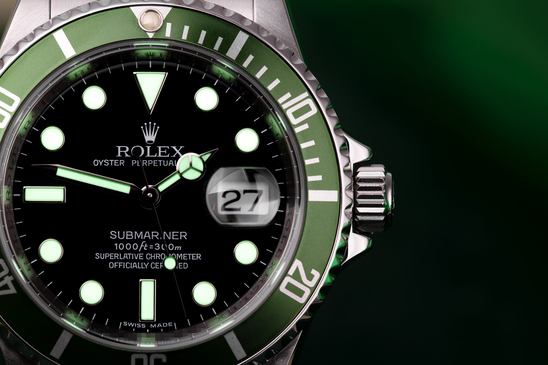 Rolex Submariner Date Watches, ref 16610LV, V-Series 'RRR' Final Year