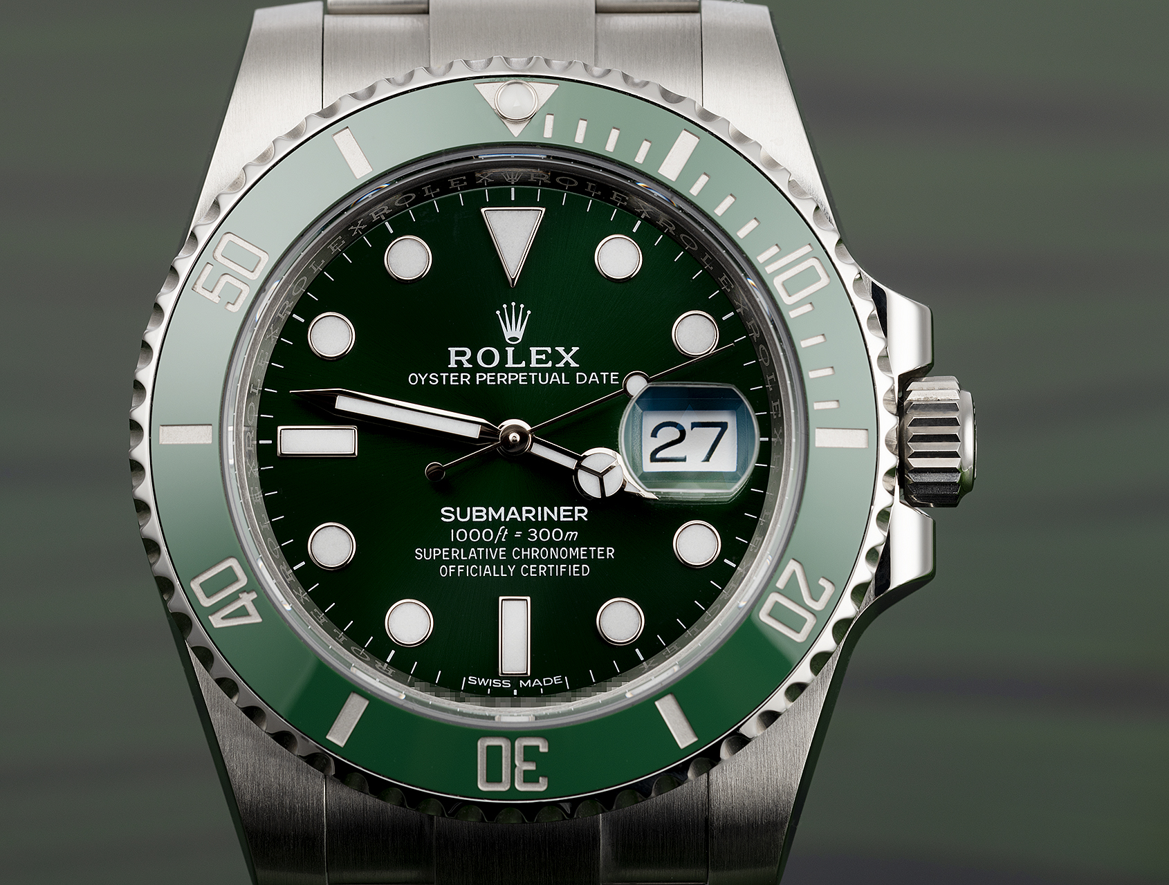 Rolex Submariner 116610LV Discontinued Green 'Hulk