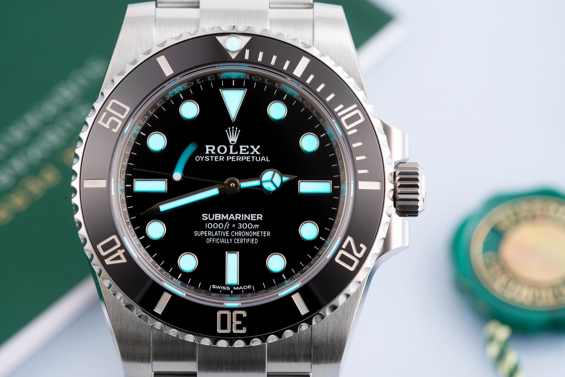 Rolex Submariner Watches ref 114060 Rolex Warranty to 2024 The
