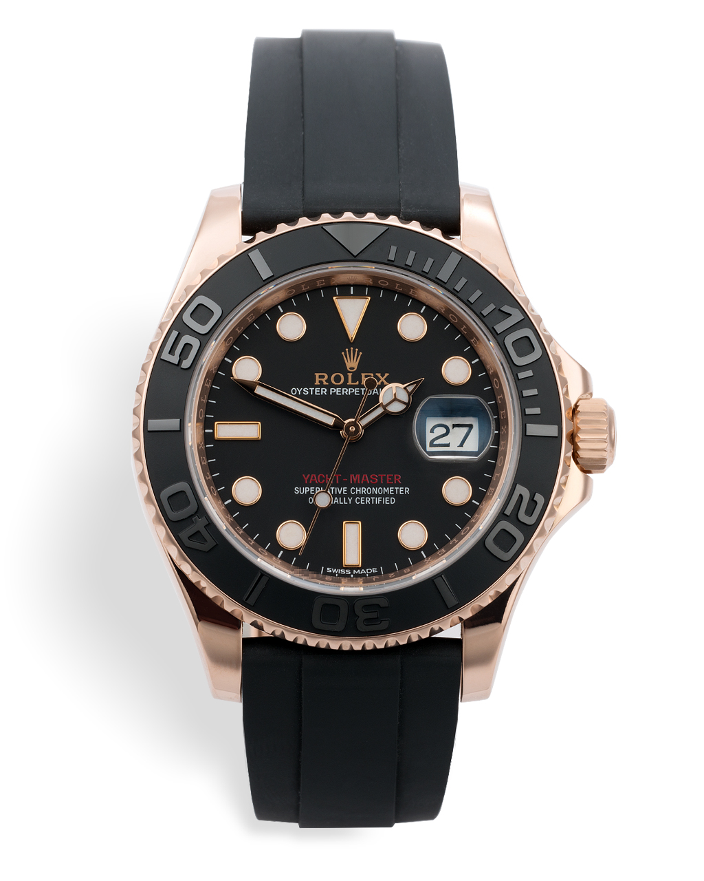Rolex Yacht-Master Watches | ref 116655 | 40mm 'Everose' | The Watch Club