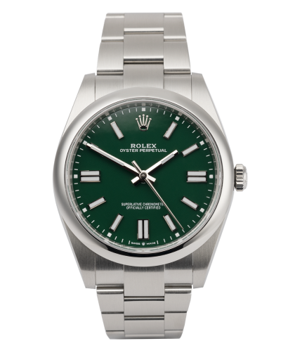 ref 124300 | 124300 - Green | Rolex Oyster Perpetual