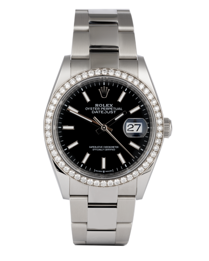 ref 126284RBR | 126284 - Diamond Bezel | Rolex Datejust 36