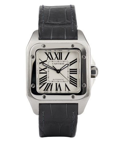 ref W20106X8 | W20106X8 - Box & Certificate | Cartier Santos 100