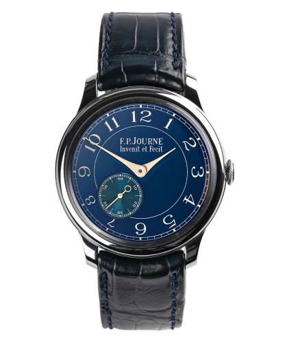  | Tantalum - Box & Certificate | F. P. Journe Chronomètre Bleu