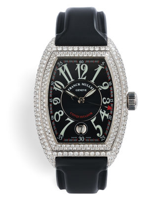 ref 8000 SC D | White Gold Diamond Set | Franck Muller Conquistador