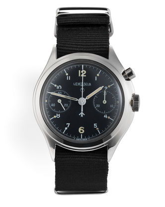 ref 6B/551 | Single Button Chronograph | Lemania Military