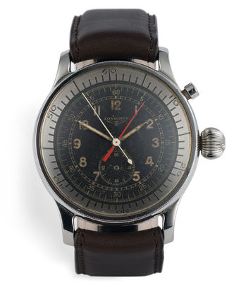 ref 23711D | Vintage Pilot's - 'Chronostop' | Longines Pilot's Chronograph