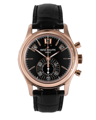 ref 5960R-012 | Rare Black Dial '1 Year Only' | Patek Philippe Annual Calendar Chronograph