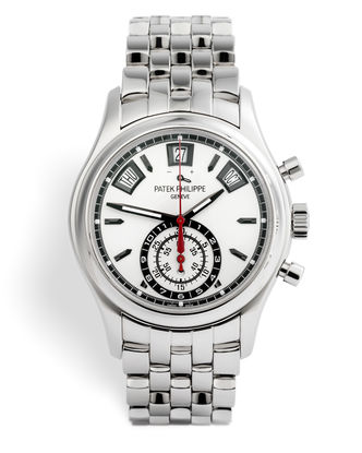 ref 5960/1A-001 | Stainless Steel Complete Set | Patek Philippe Annual Calendar Chronograph