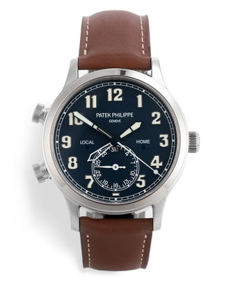 ref 5524G-001 | 'Under Patek Warranty' | Patek Philippe Calatrava Pilot Travel Time